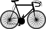 Racing bicycle picture